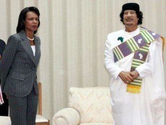 Муаммар Каддафи и Кондолиза