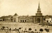 Казанский вокзал в Москве. 1927 год. (1000х633, 127Kb)