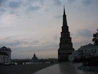 Казанский кремль и Башня Сююмбеки (59Kb)