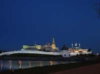 Казанский Кремль с подсветкой (750х562, 23Kb) 
