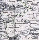 Лаишев на карте Казанской губернии (455х464,  58Kb)