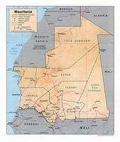 Карта Мавритании (427Кб)